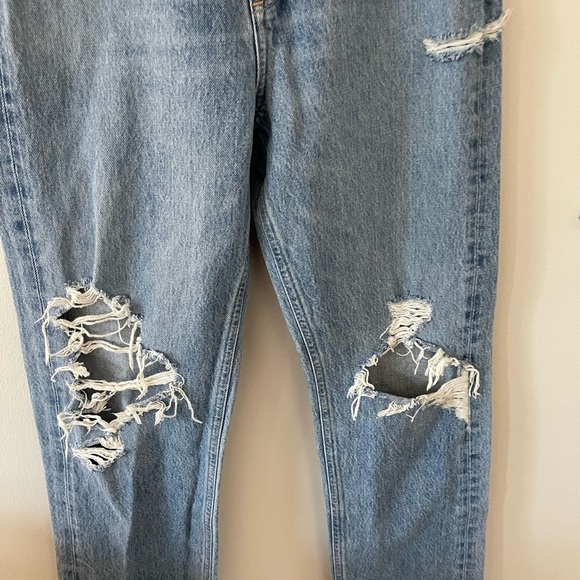 Agolde Blue Ripped Jeans - Picture 2 of 5